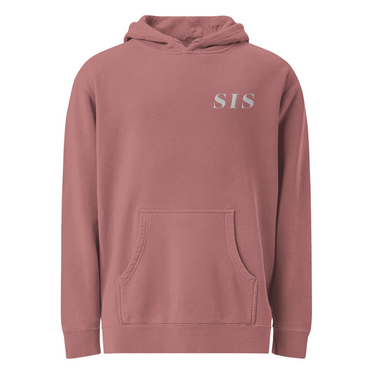 SIS - Unisex pigment-dyed hoodie